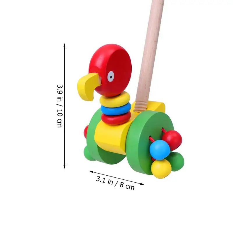 Toys Baby Push Toy Wooden Walker Walkers Trolley Pushing Toddler Toddlers Cart Walking Early Stroller Kids Learning Babies 3