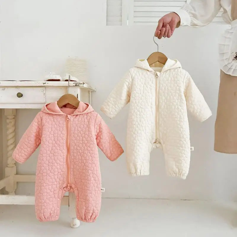 Cute Rabbit Ears Cardigan Romper