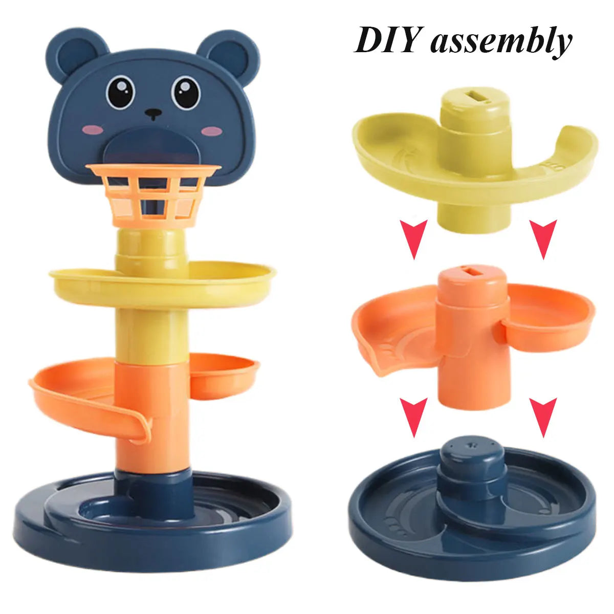 Different Layers Track Rolling Ball Toy