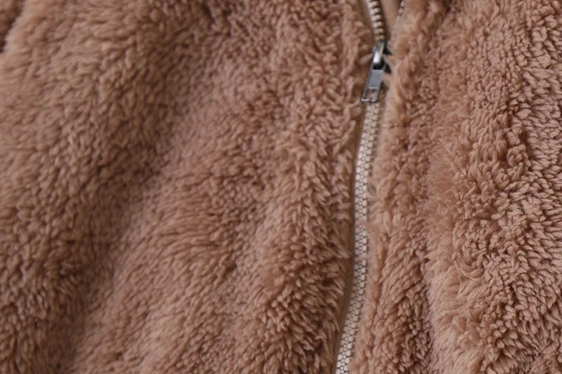 Jumpsuit Warm Hooded Plush