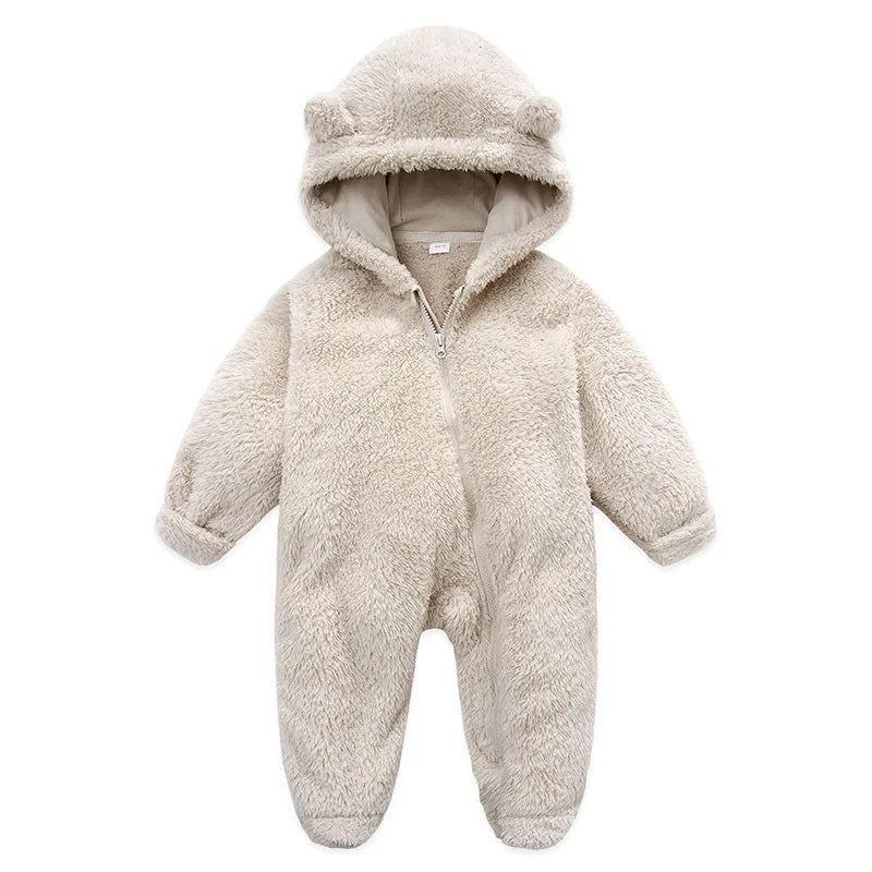 Jumpsuit Warm Hooded Plush
