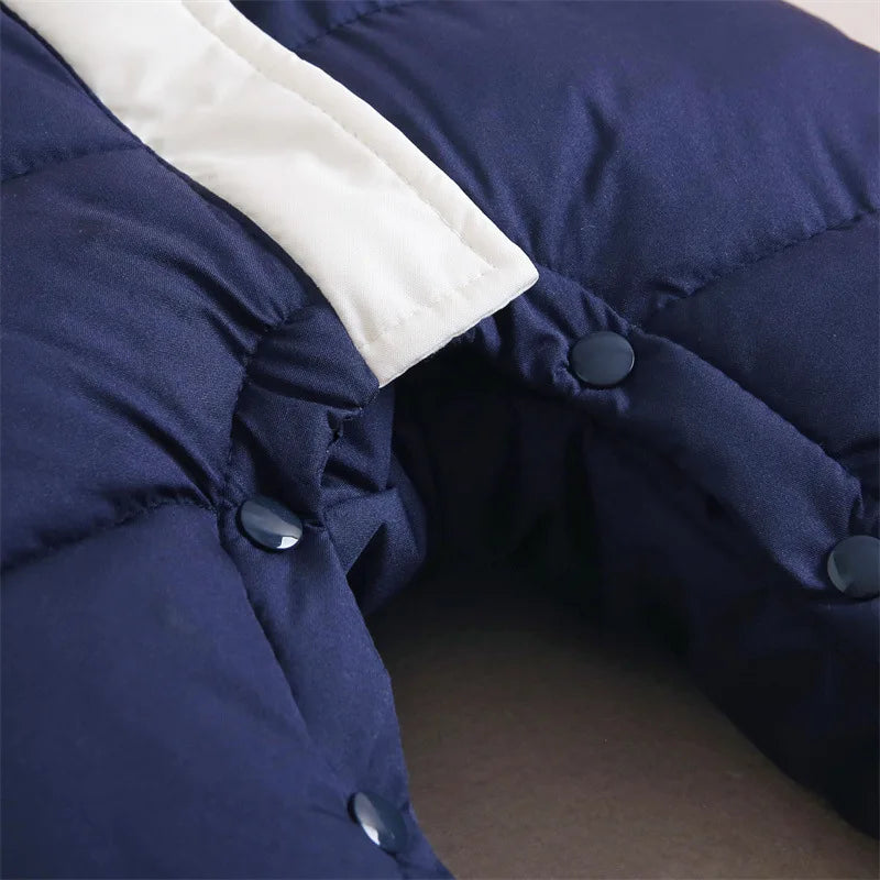 Rompers Patchwork Thick Plus Velvet