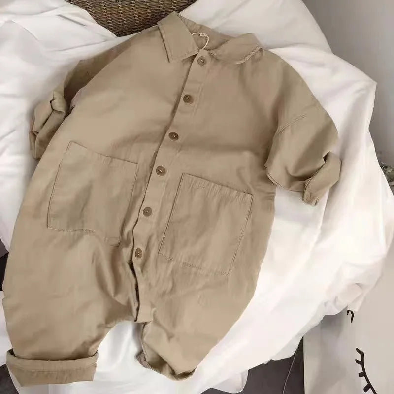 Long Sleeve Casual Romper