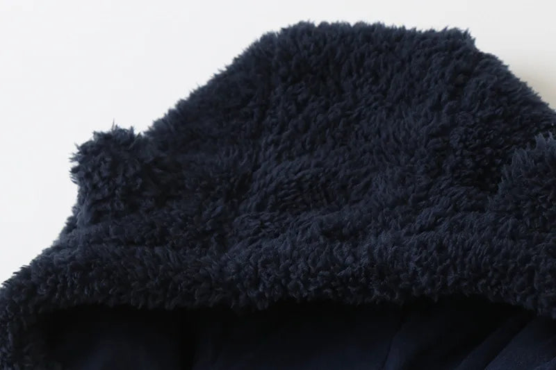 Jumpsuit Warm Hooded Plush