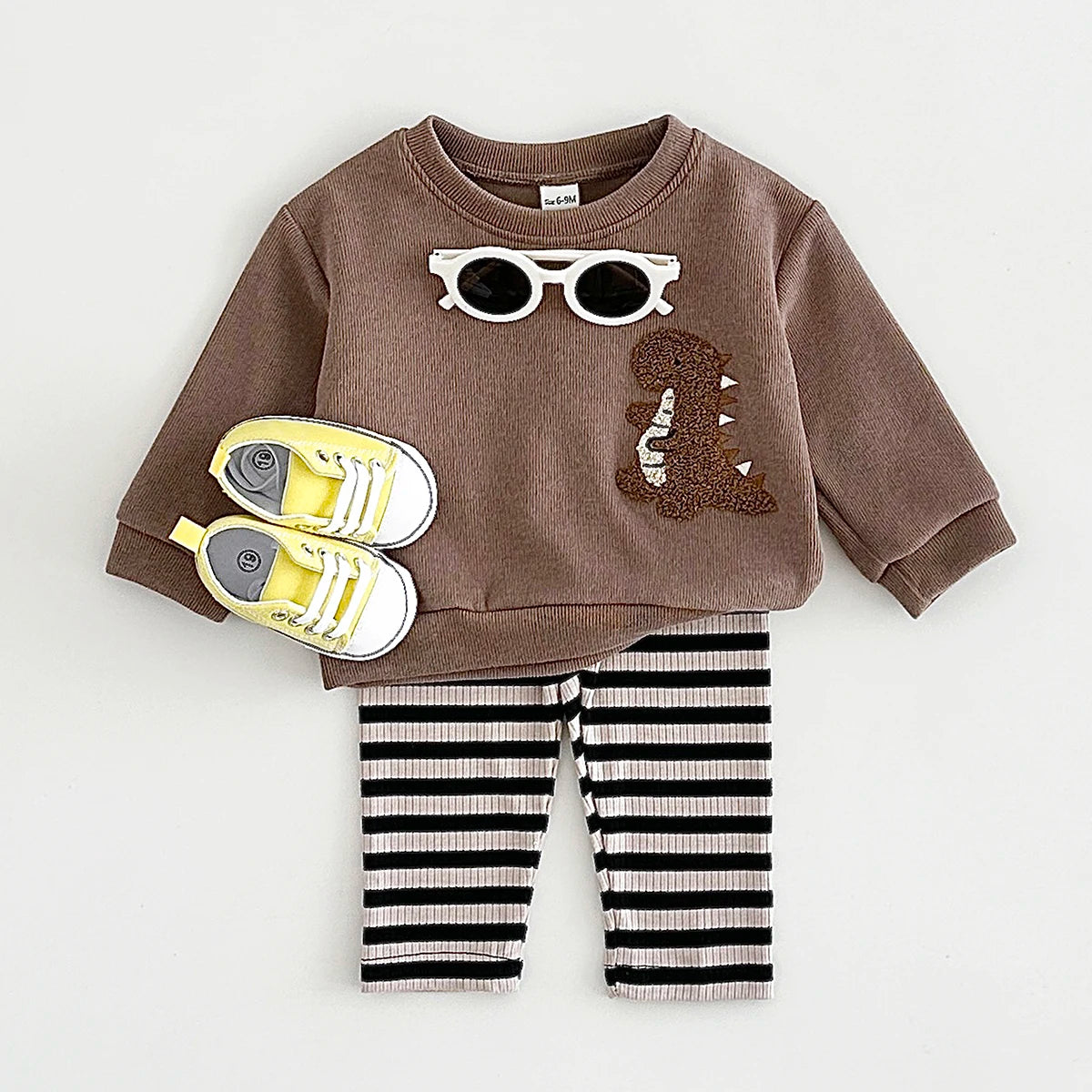 2Pcs Baby Clothes Girl Sets Baby Newborn Items Embroidery Top+Pants Warm Clothes Spring Autumn Baby Boy Clothes Infant