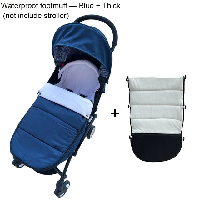 Universal Baby Stroller Footmuff Warm Sleepsacks Pram Waterproof Socks For Babyzen