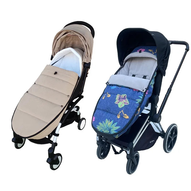 Universal Baby Stroller Footmuff Warm Sleepsacks Pram Waterproof Socks For Babyzen