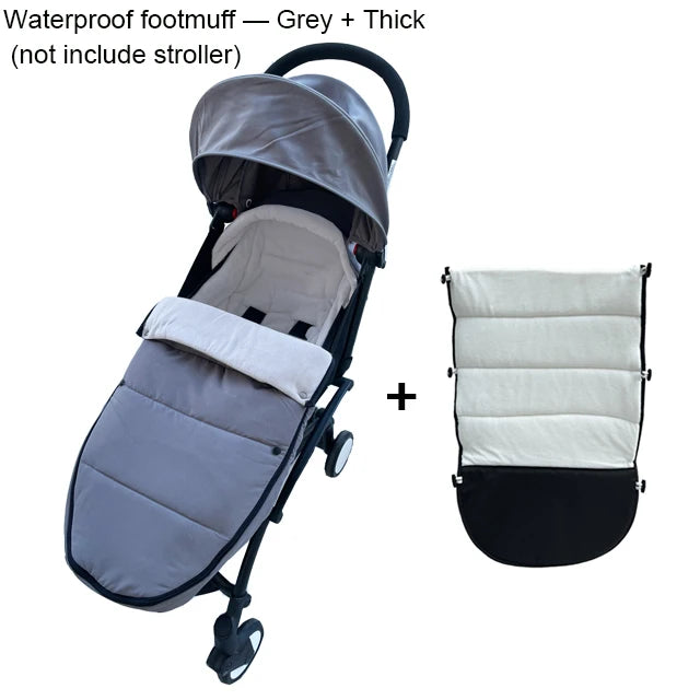 Universal Baby Stroller Footmuff Warm Sleepsacks Pram Waterproof Socks For Babyzen