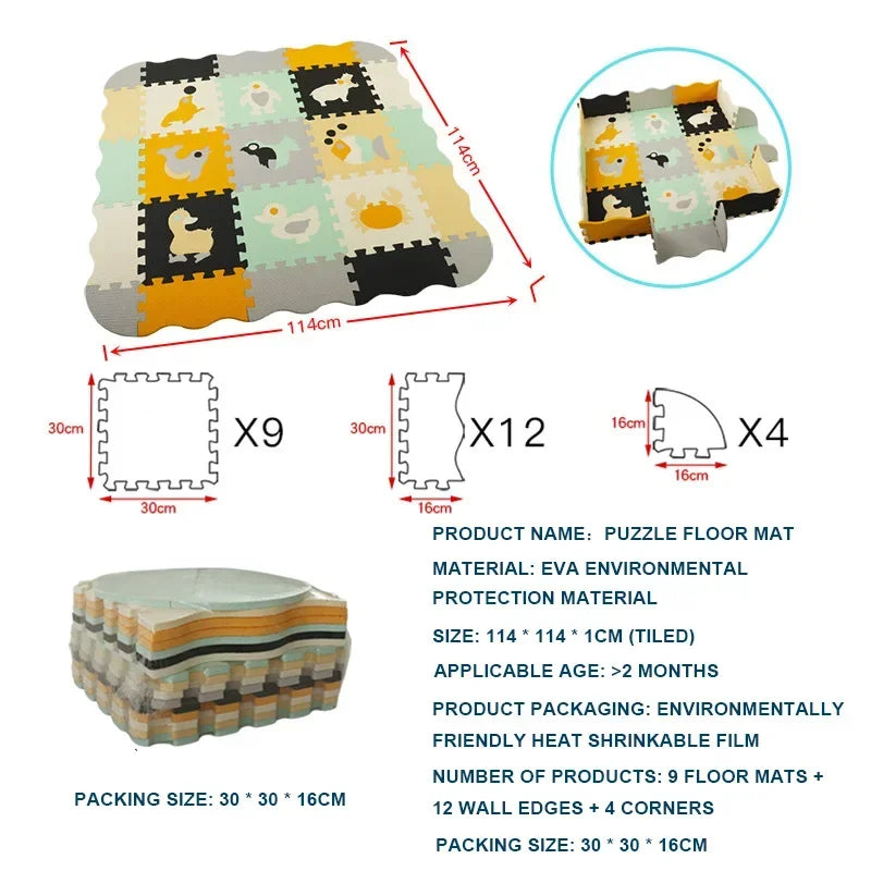 Baby Foam Mat Carpet Soft Play