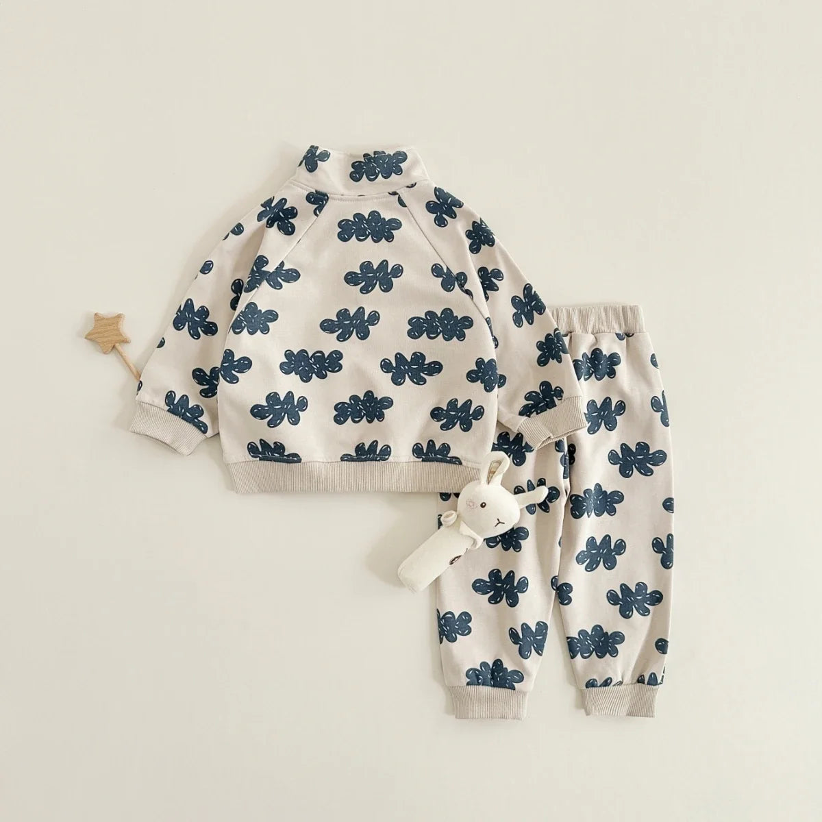 Set Sweatshirts Long Sleeve Pullover + Sweatpants Suit