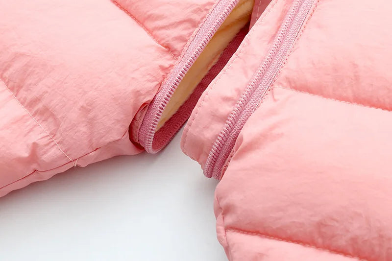 Winter Baby Newborn Plus Velvet Overalls Clothes Infant Boys Girls Warm Thick Jumpsuit Hooded Outfits Down Cotton kids Romper
