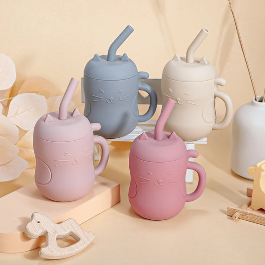 150ML Silicone Baby Feeding Straw Cup