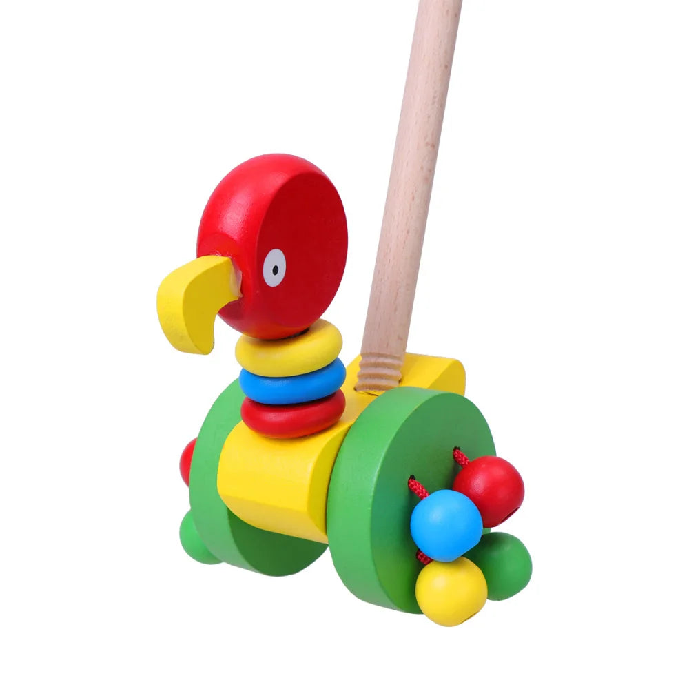 Wooden Baby Walker Boys Children’s Boys Baby Boy Toys Baby S Walker Woodenpush Trolley For Pull Walkers Kids Pushing Months 12