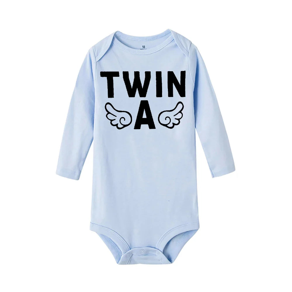 Bodysuits Twin Brothers Sisters Long Sleeve Comfortable Jumpsuits