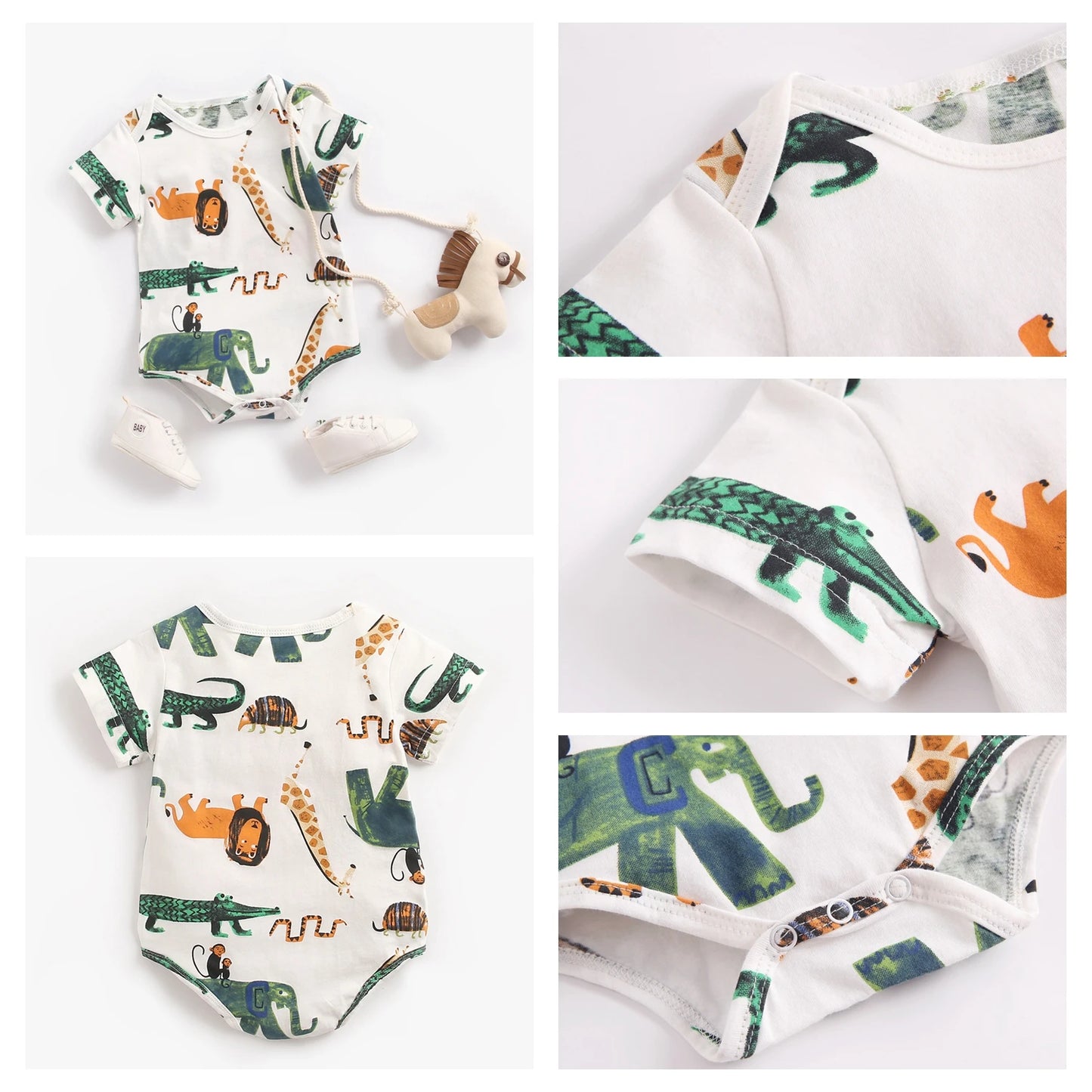 Bodysuits Summer Cotton Toddler