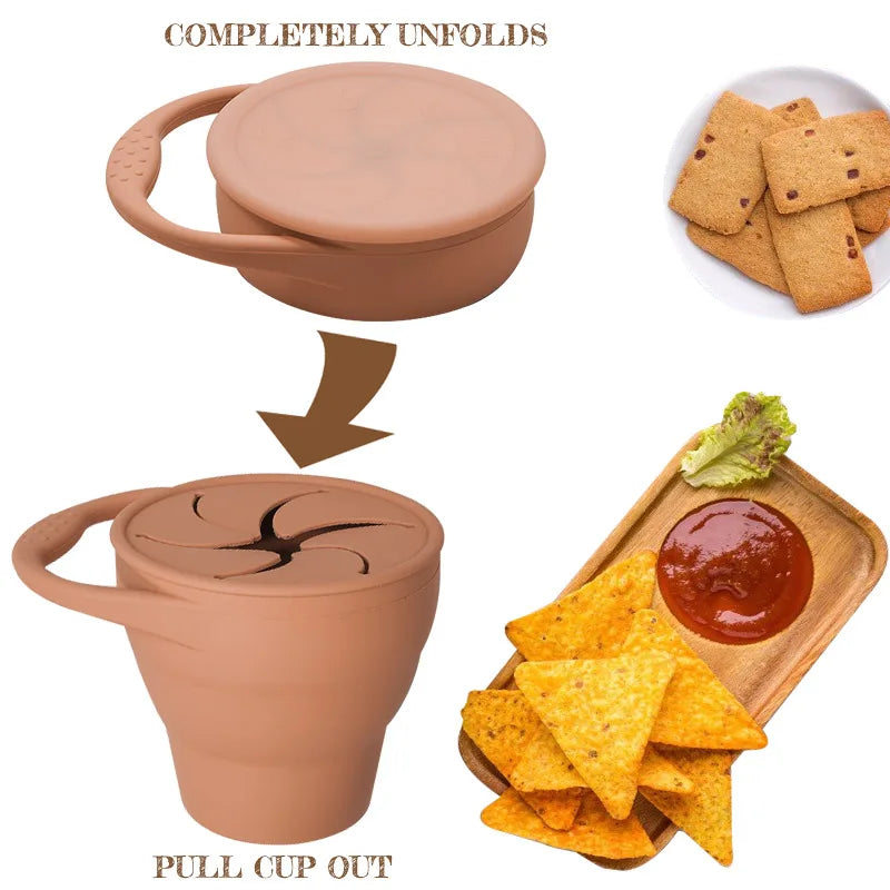 Portable Children Snacks Container With Lid
