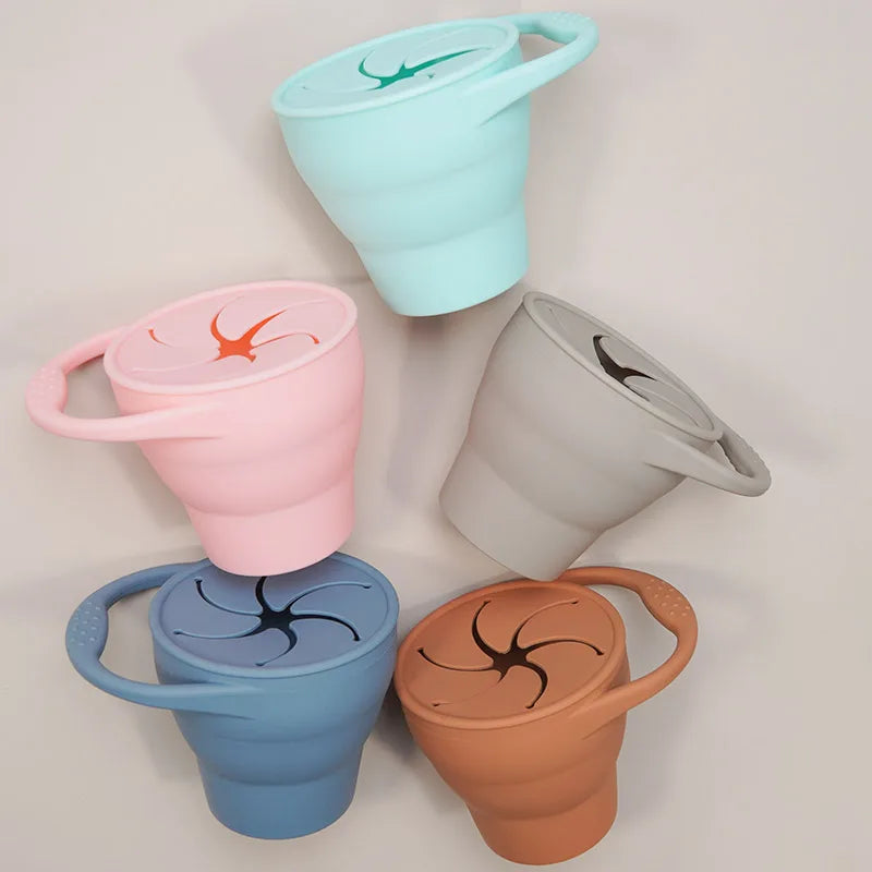 Portable Children Snacks Container With Lid
