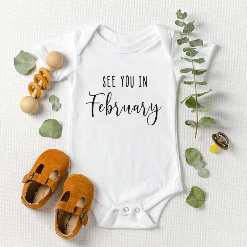 Baby Announcement Gift 100% Cotton