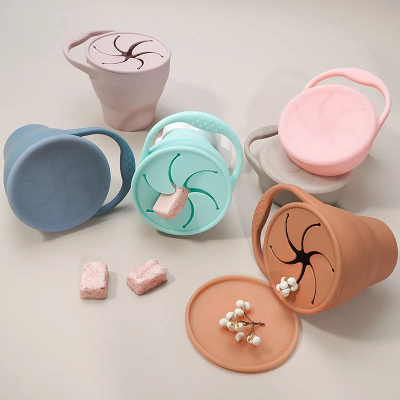 Portable Children Snacks Container With Lid