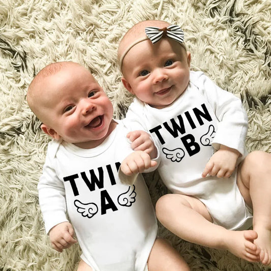 Bodysuits Twin Brothers Sisters Long Sleeve Comfortable Jumpsuits