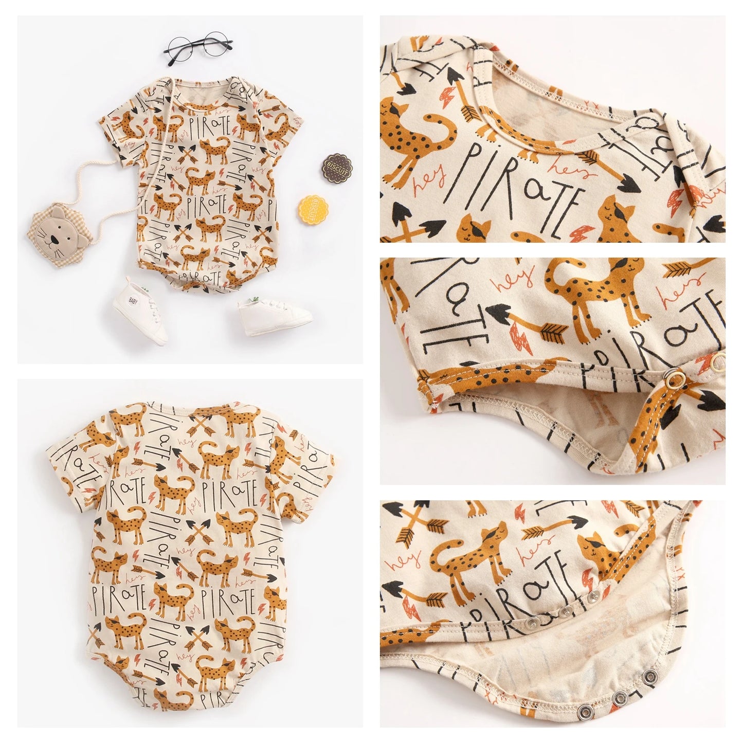 Bodysuits Summer Cotton Toddler