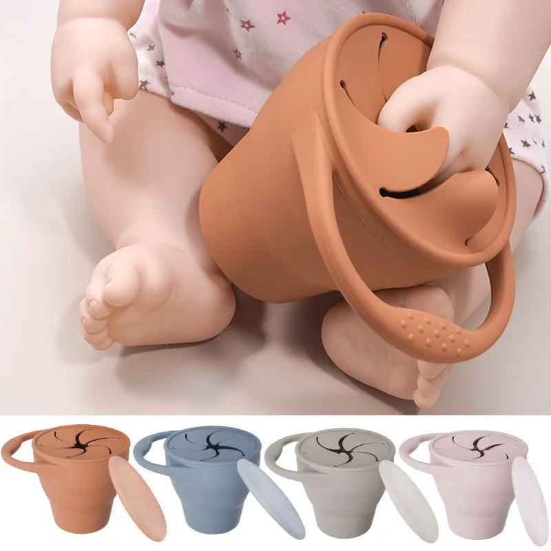 Portable Children Snacks Container With Lid