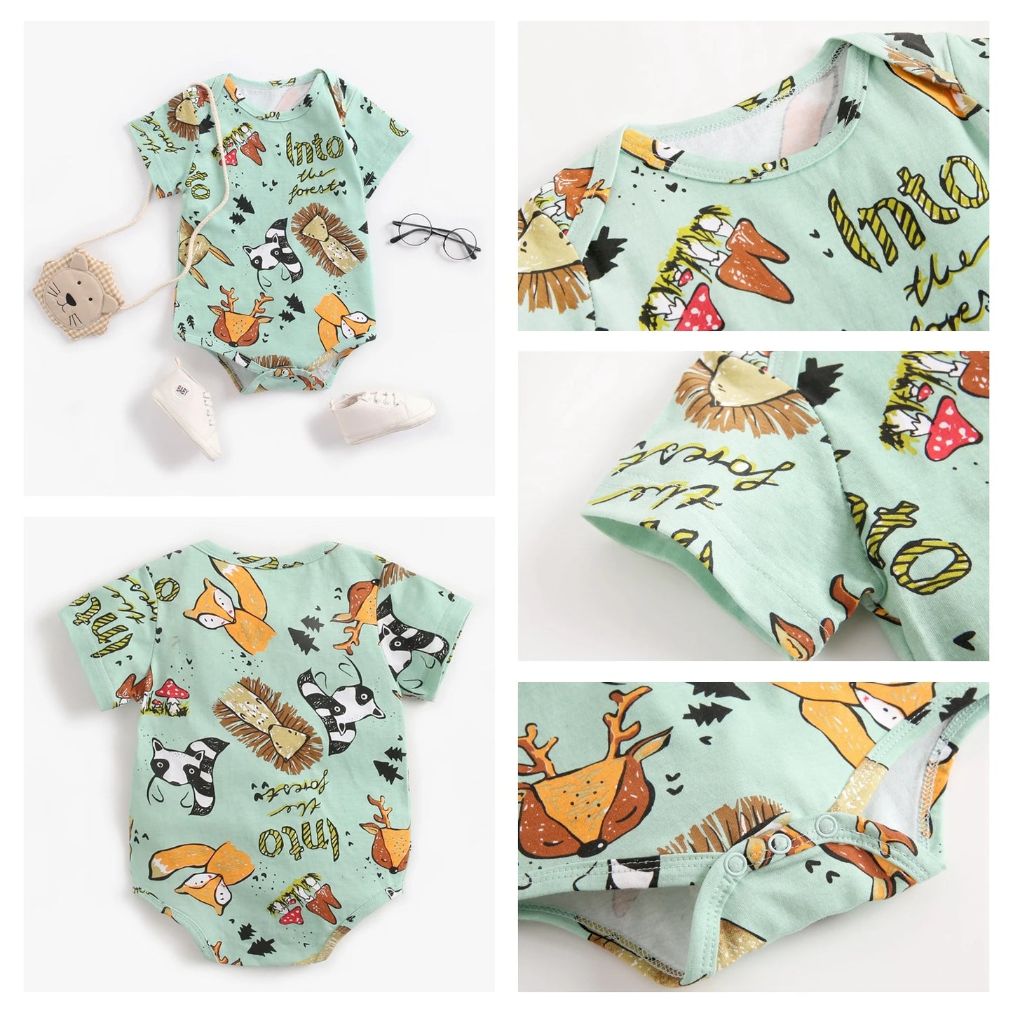 Bodysuits Summer Cotton Toddler