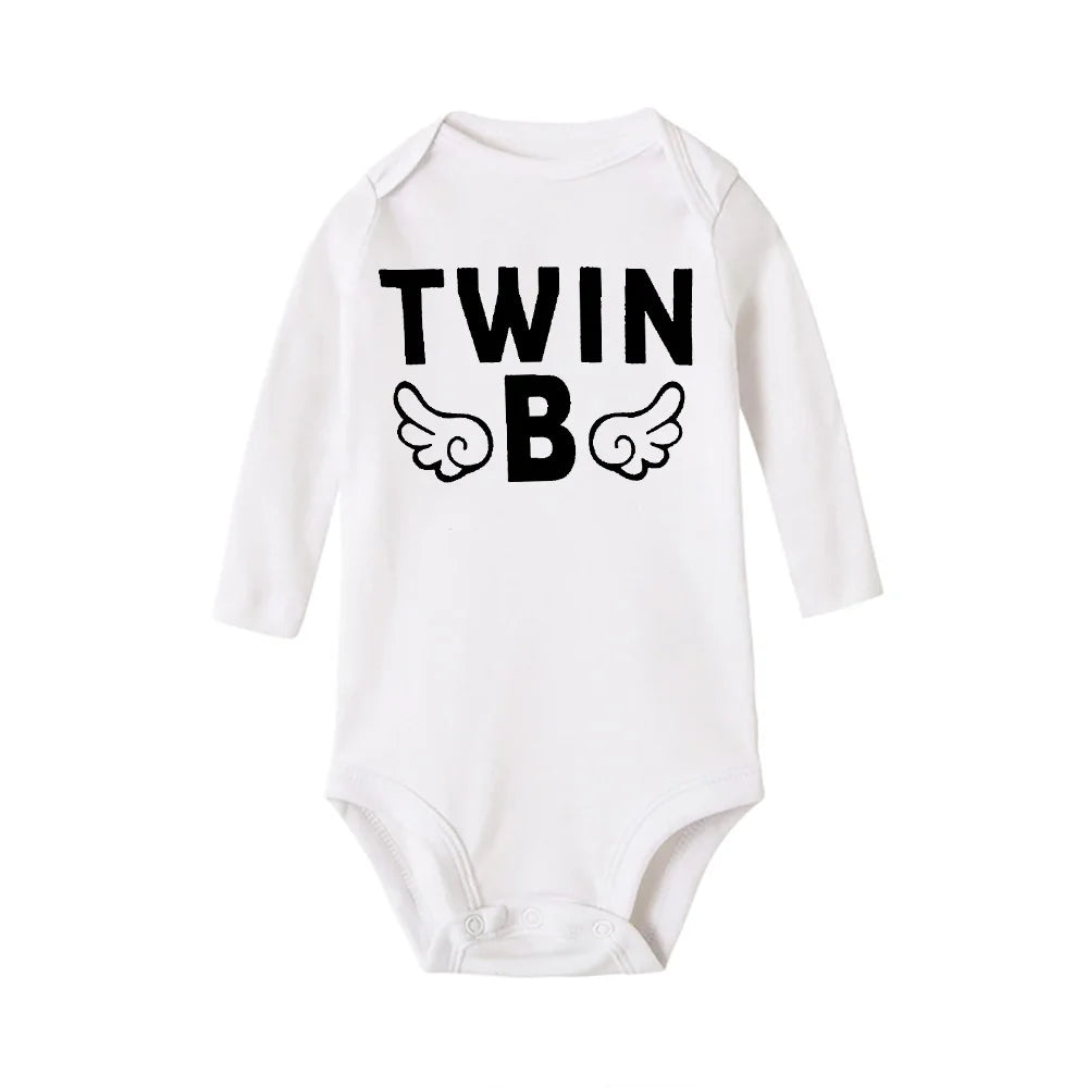 Bodysuits Twin Brothers Sisters Long Sleeve Comfortable Jumpsuits