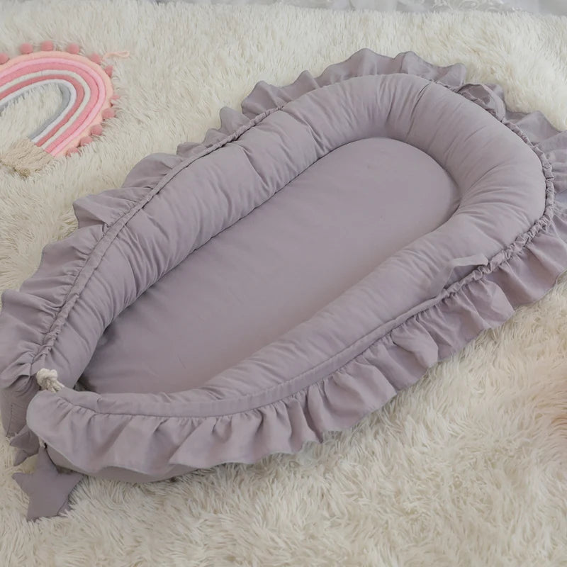 Removable Sleeping Nest for Baby Bed Crib with Pillow Travel Playpen Cot Infant Toddler Infant Cradle Mattress Safety Bed in Bed
