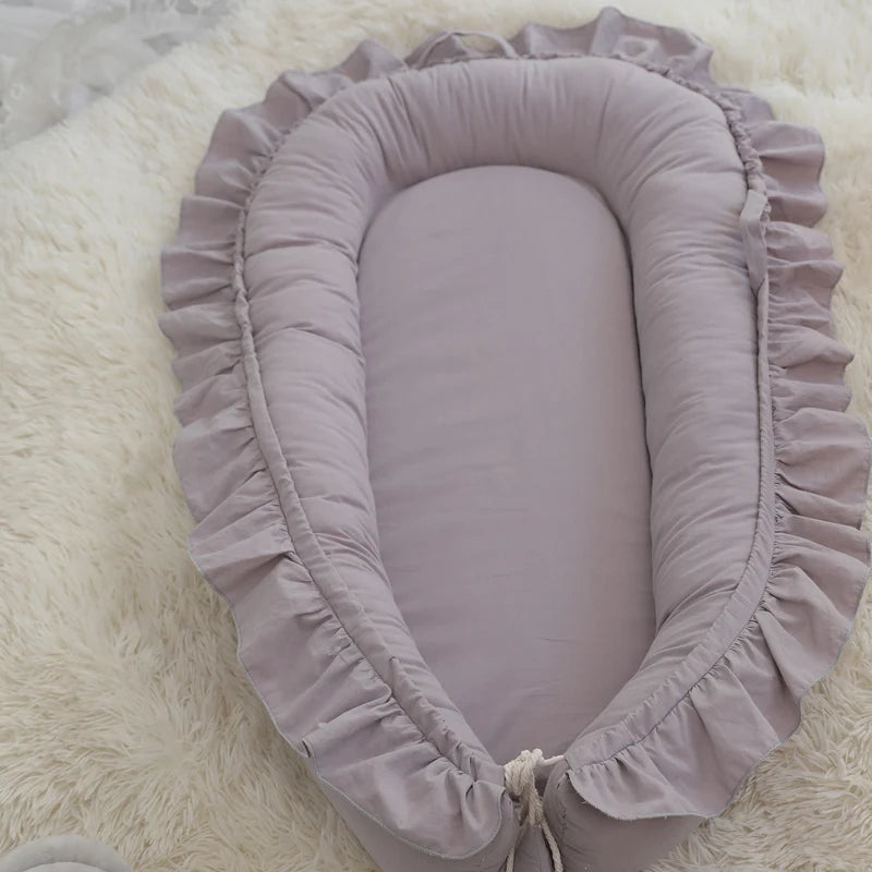 Removable Sleeping Nest for Baby Bed Crib with Pillow Travel Playpen Cot Infant Toddler Infant Cradle Mattress Safety Bed in Bed