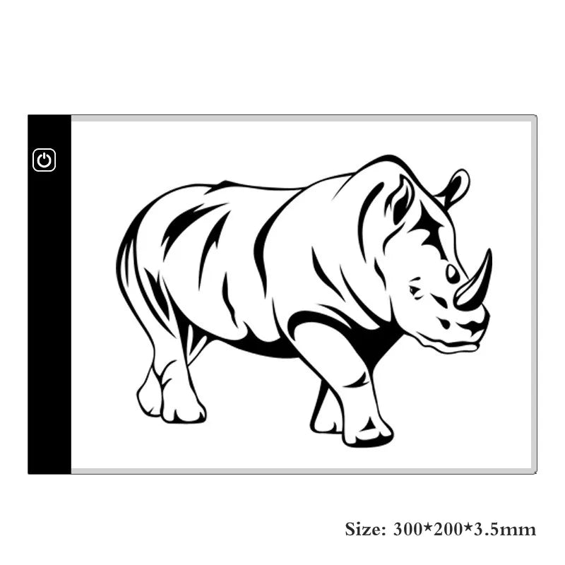 A4 Level Dimmable Led Drawing Copy Pad Board