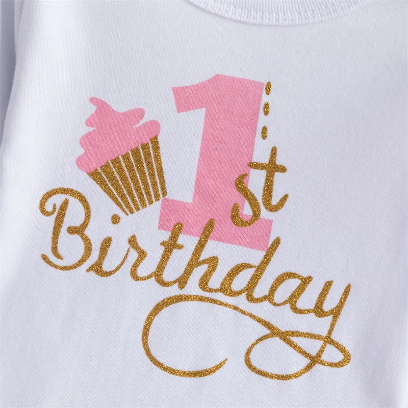 Girls 1st Birthday Party Christening Outfits Princess Costume