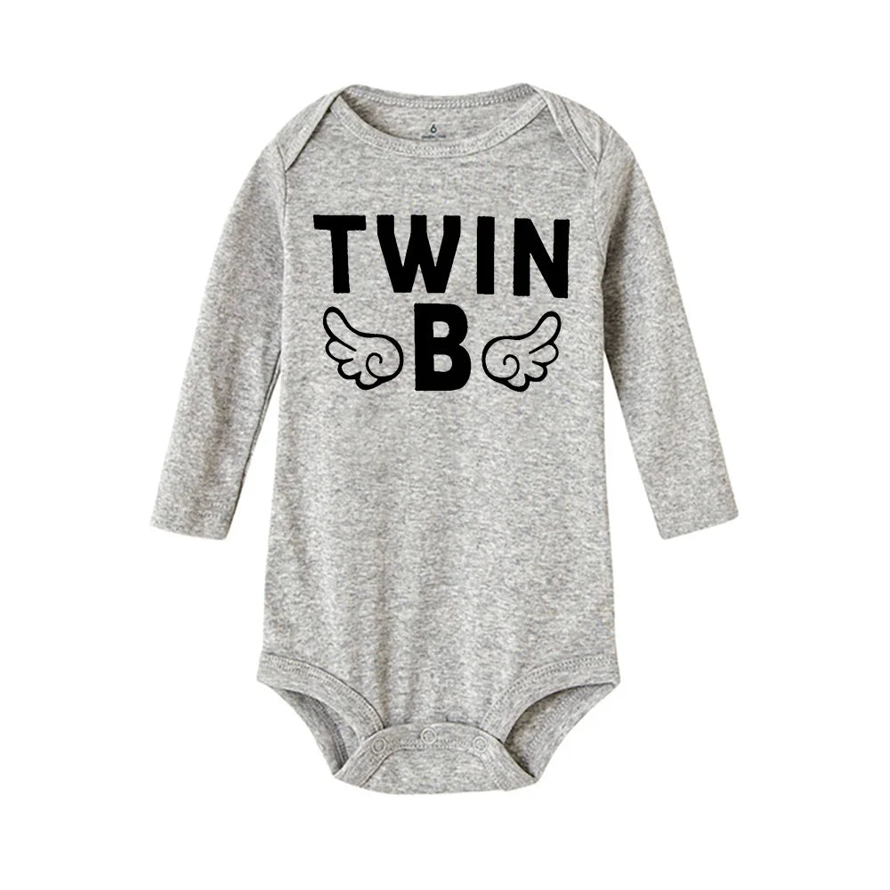 Bodysuits Twin Brothers Sisters Long Sleeve Comfortable Jumpsuits