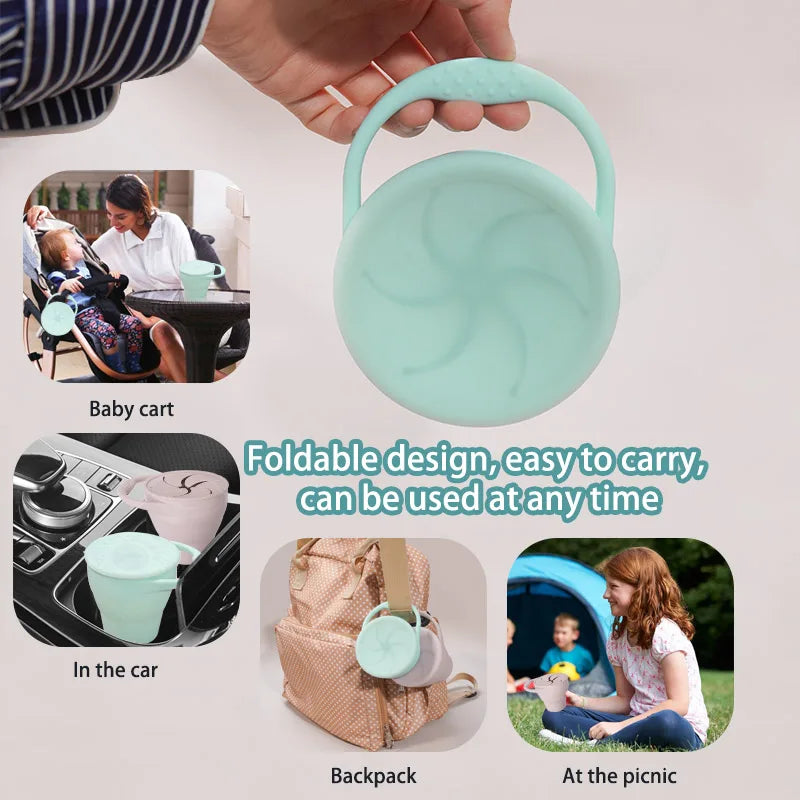 Portable Children Snacks Container With Lid