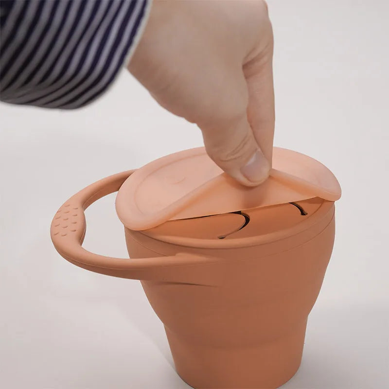 Portable Children Snacks Container With Lid