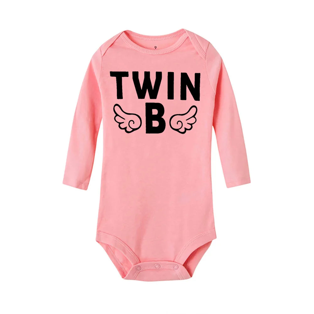 Bodysuits Twin Brothers Sisters Long Sleeve Comfortable Jumpsuits