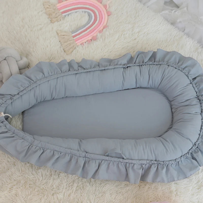 Removable Sleeping Nest for Baby Bed Crib with Pillow Travel Playpen Cot Infant Toddler Infant Cradle Mattress Safety Bed in Bed