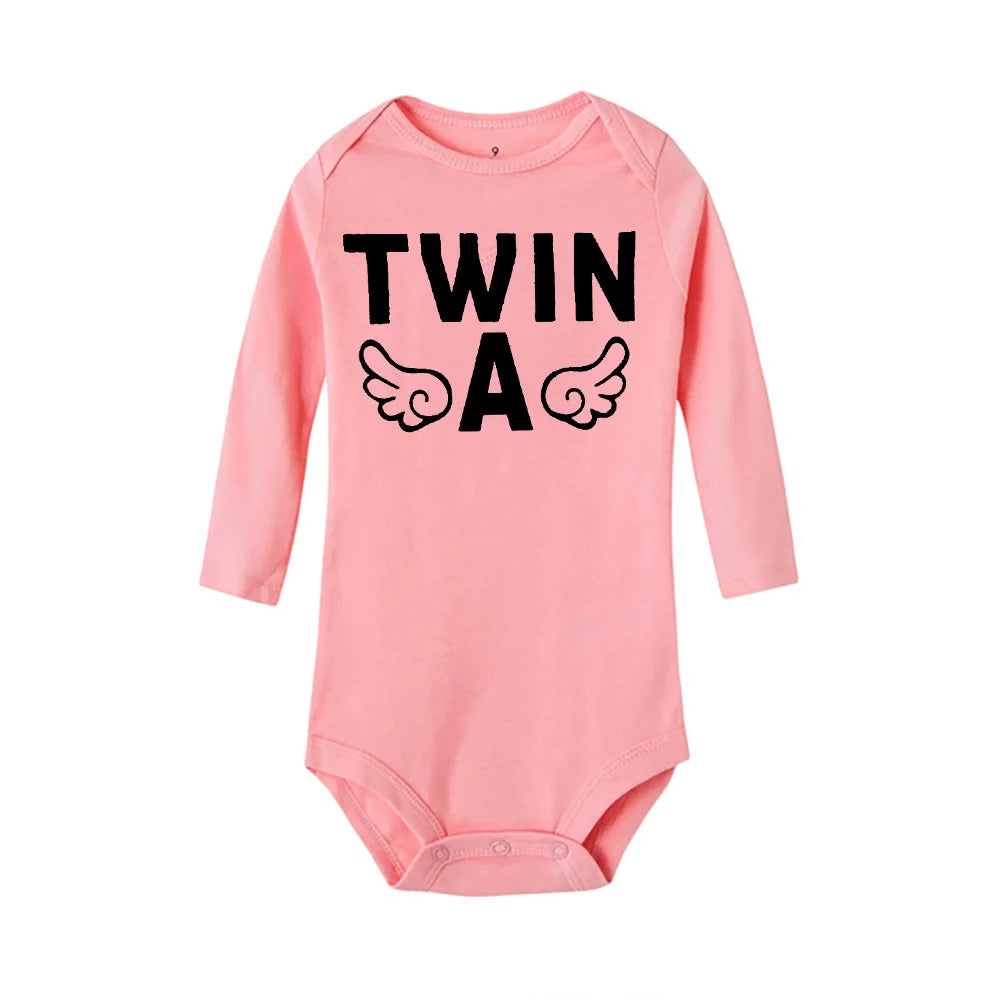 Bodysuits Twin Brothers Sisters Long Sleeve Comfortable Jumpsuits