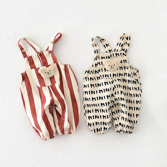 Rompers Striped Overall Jumpsuit