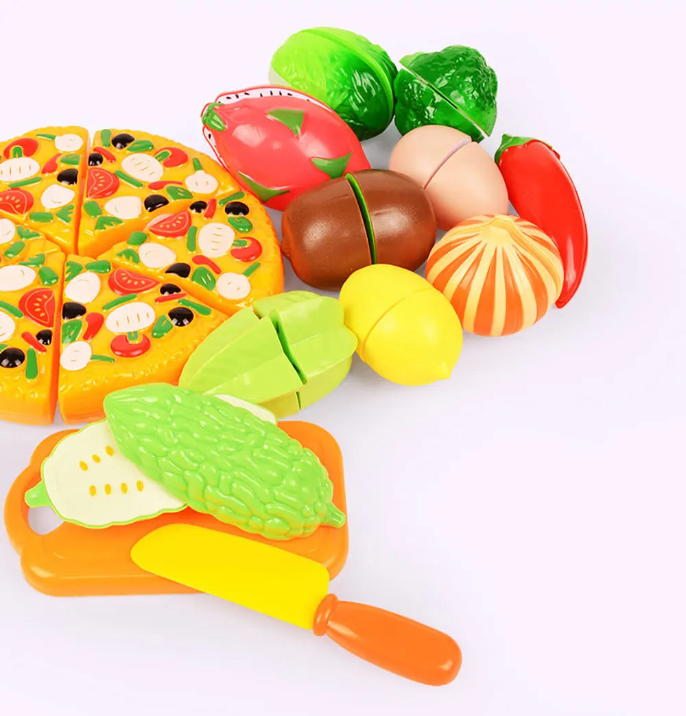 3-6 Years Old Child Vegetables and Fruits Kitchen Toys Set