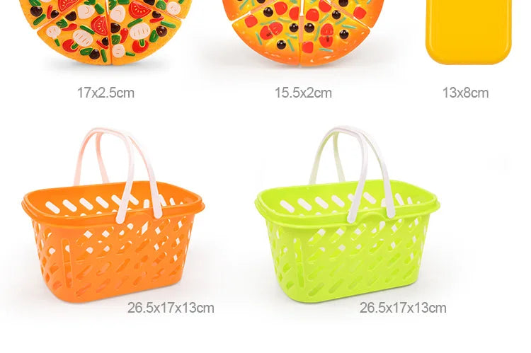3-6 Years Old Child Vegetables and Fruits Kitchen Toys Set