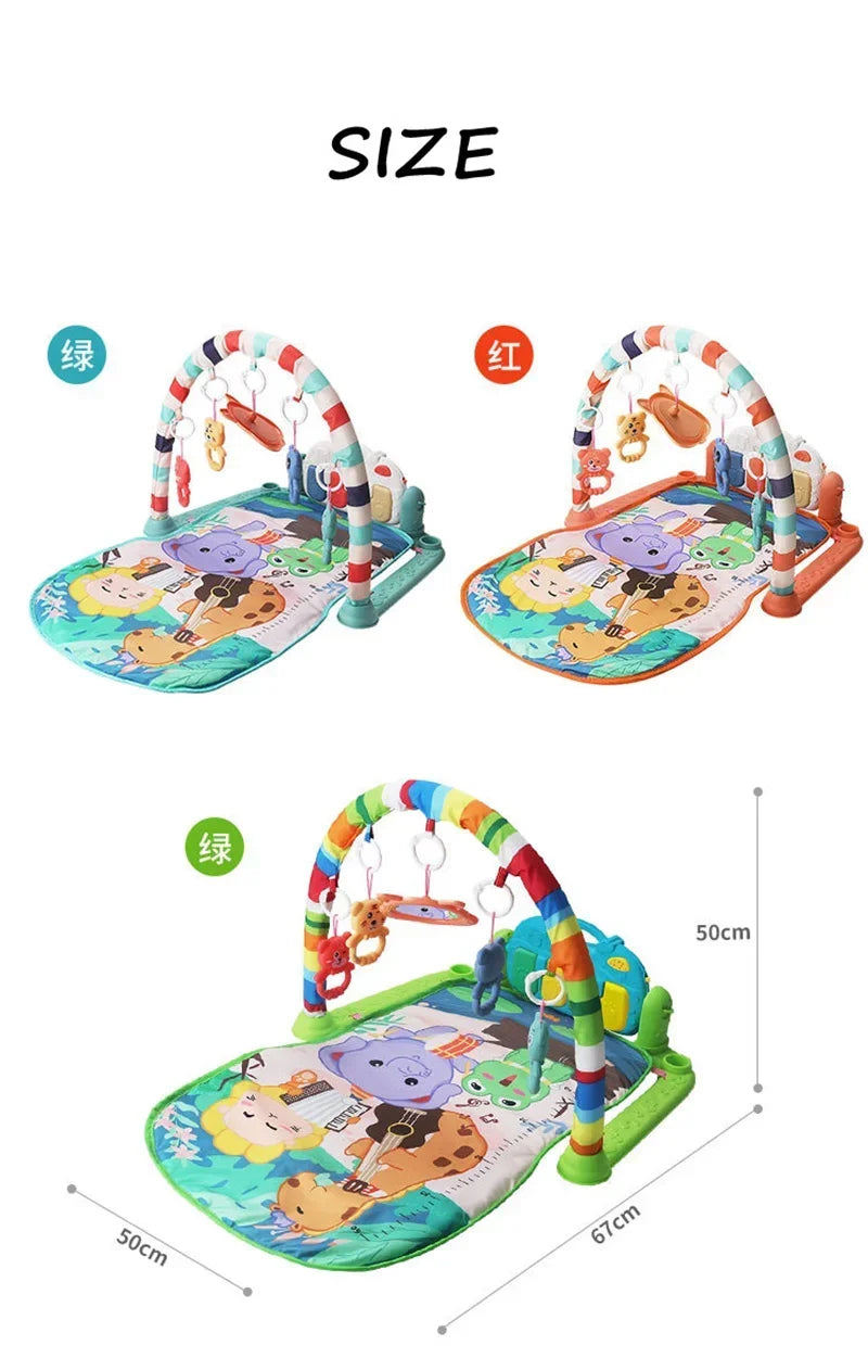 Activity Music Rack Play Mat Puzzle Carpet Piano Keyboard