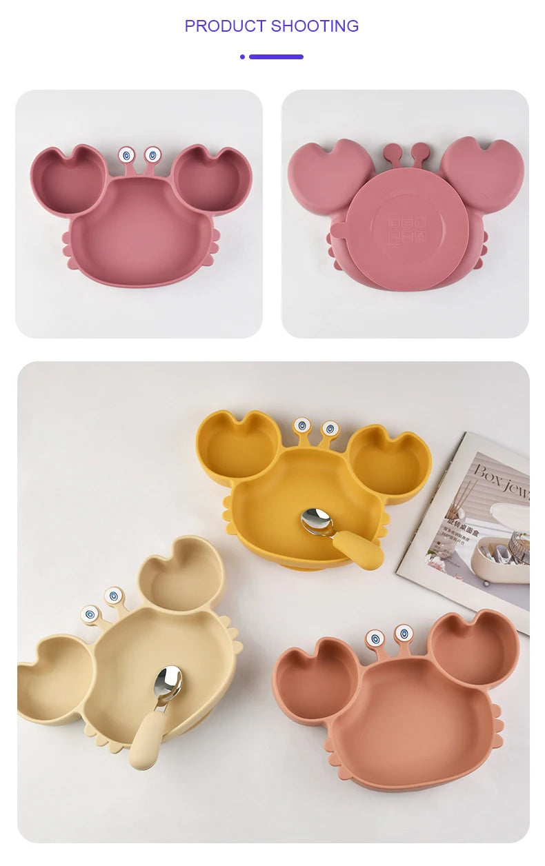 Baby Bowls Plates Fork spoon Set