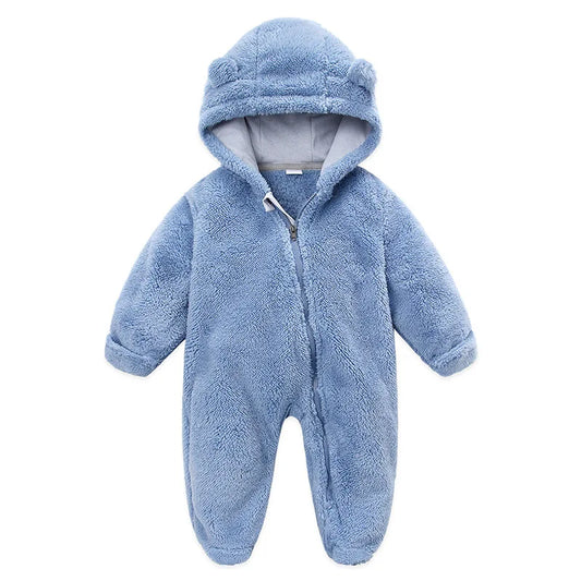 Jumpsuit Warm Hooded Plush
