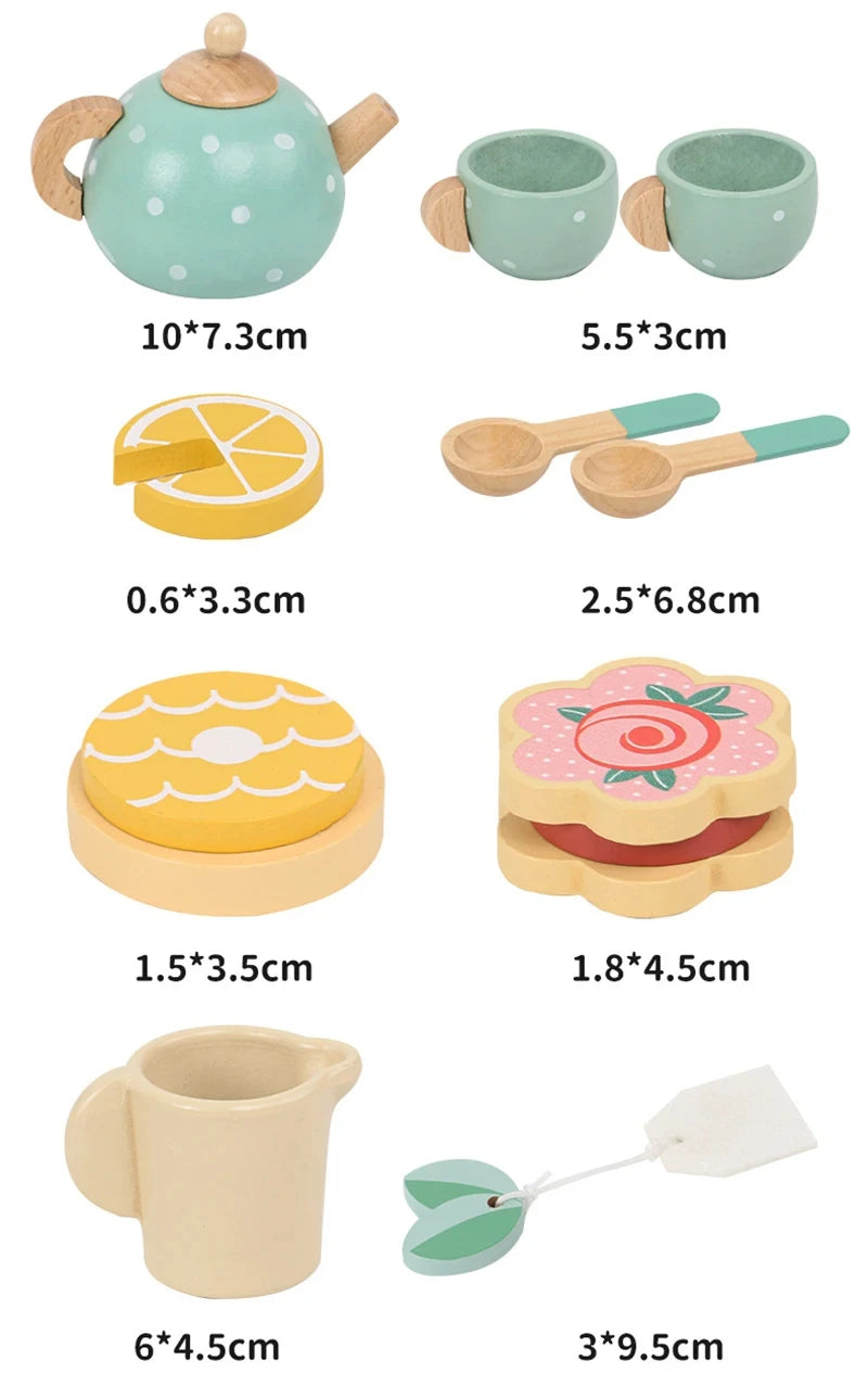 Wooden Afternoon Tea Set Toy