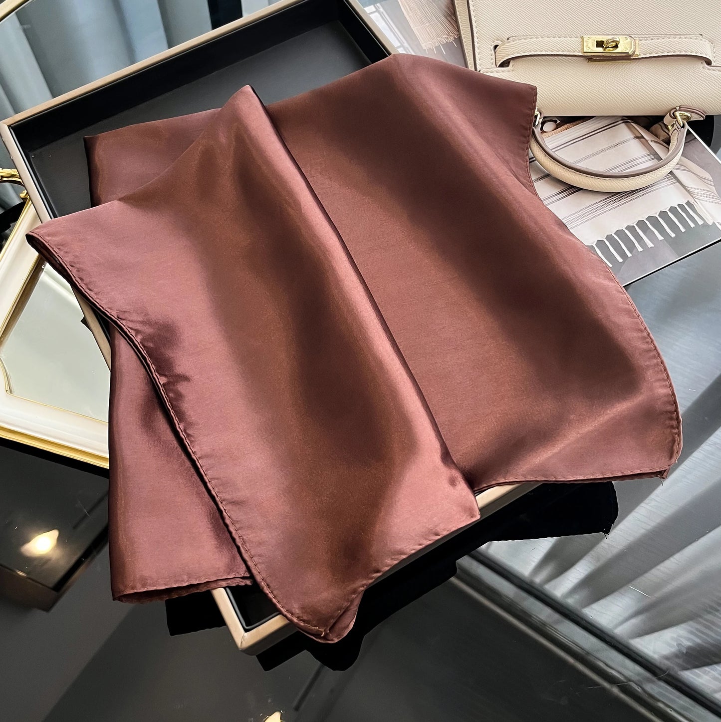 60cm Solid Colour Head Scarf