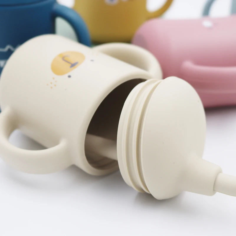 120ML Baby Silicone Sippy Cup