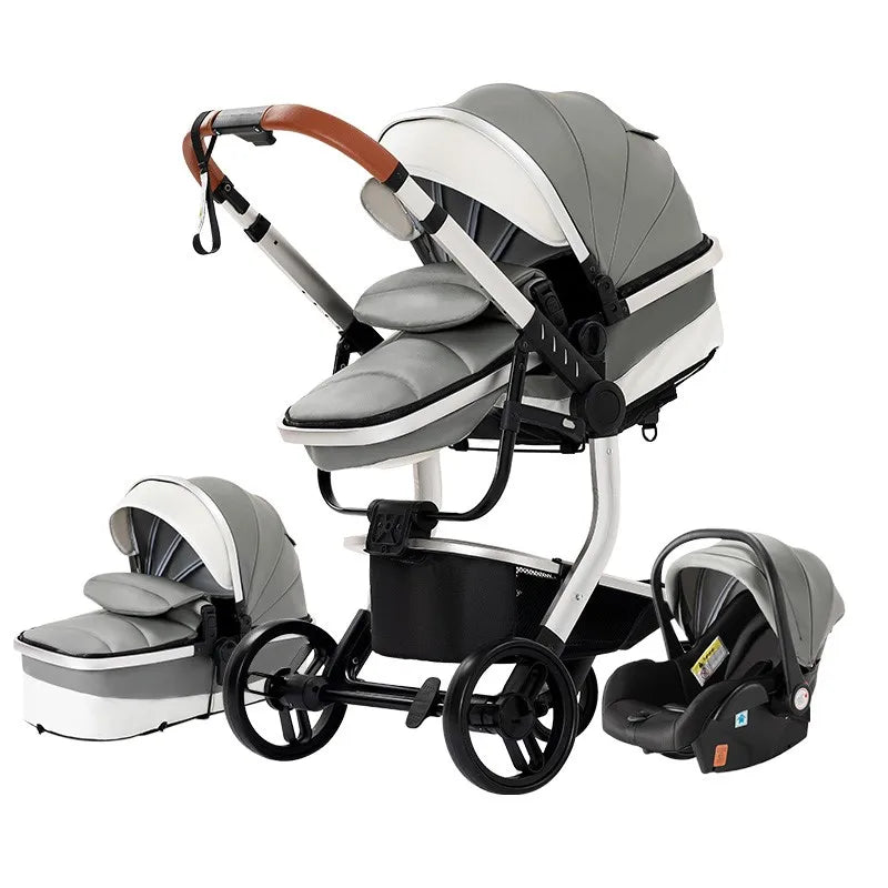 Baby Stroller lightweight  stroller 3 in1 baby car Baby carriage light trolley stroller with  bassinet