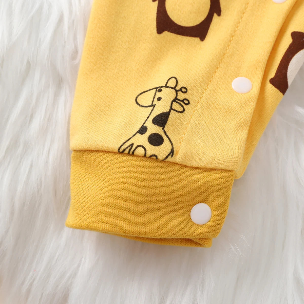 hibobi 100% Cotton Newborn Jumpsuit Comfortable Cute Animal Patterns Round Neck Baby Crawling Suit 0-18m Toddler Onesie