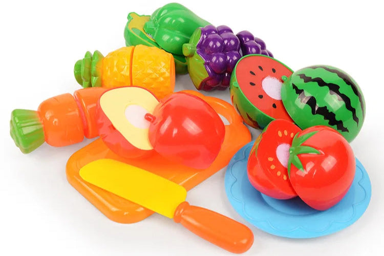 3-6 Years Old Child Vegetables and Fruits Kitchen Toys Set